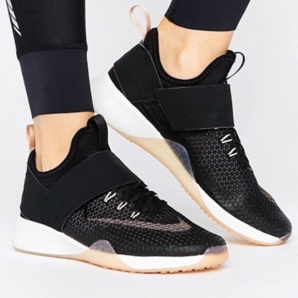 Nike Air Zoom Strong, Black and Rose Gold